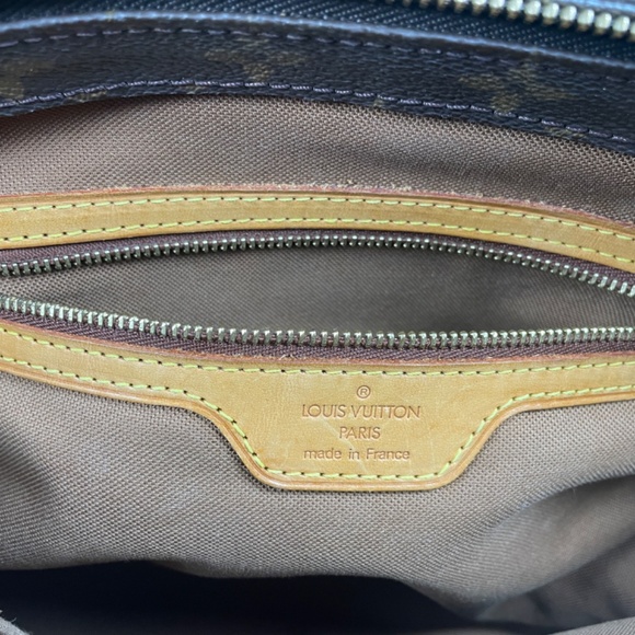 VTG Louis Vuitton Cabas Piano Monogram Hand Tote Bag Coated Canvas, Vachetta - Picture 11 of 17